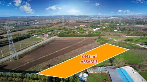 Çatalca İnceğiz 3.443 m² Kiracılı Etrafı Çevrili Tarla