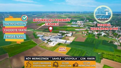 SİLİVRİ FENERKÖYDE  SATILIK TARLA