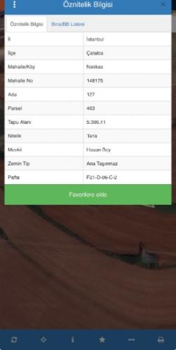 ÇATALCA NAKKAŞ’TA 454 M² YATIRIMLIK TARLA HİSSESİ