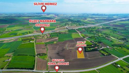 SİLİVRİ FENERKÖYDE  SATILIK TARLA