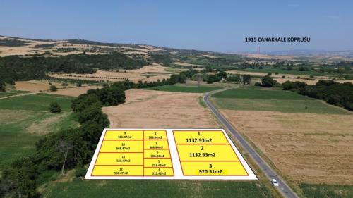 GELİBOLU BAYIRKÖYDE 567 m² ÇAPLI MUVAFAKATLI SATILIK PARSEL